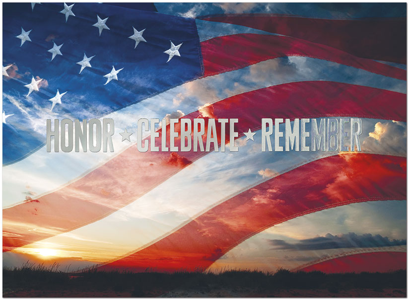 Honor Celebrate Remember Card A8064U-X