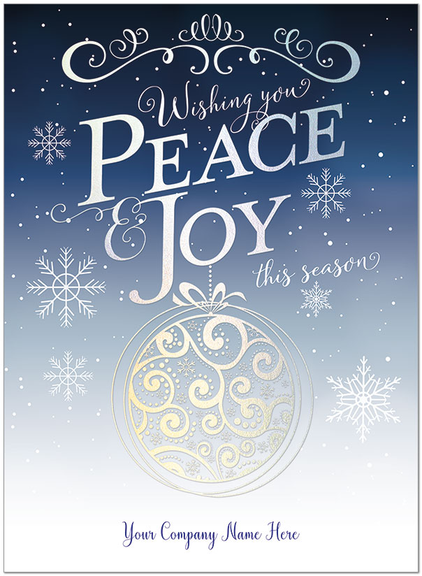 Peace Ornament Name Card D8230U-4A