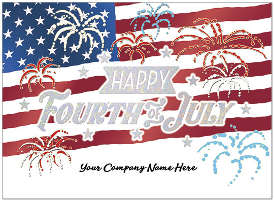 Fireworks Name Card D9079U-4W
