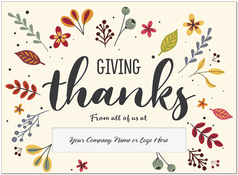 Select a verse or write your own. Giving Thanks Die Cut Thanksgiving Card H9093U-AA