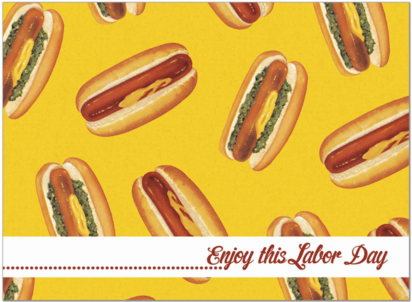 Labor Day Relish Card D1455U-Y