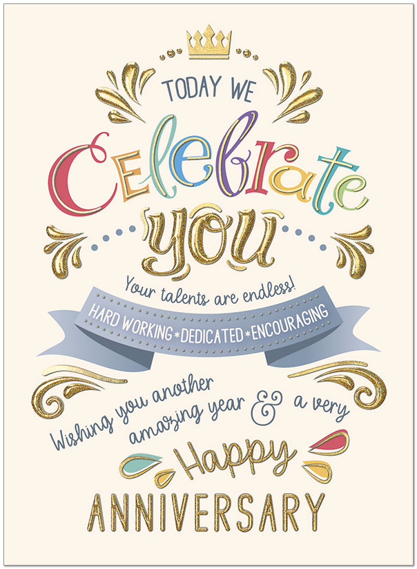 Celebrate You Anniversary A1634U-X