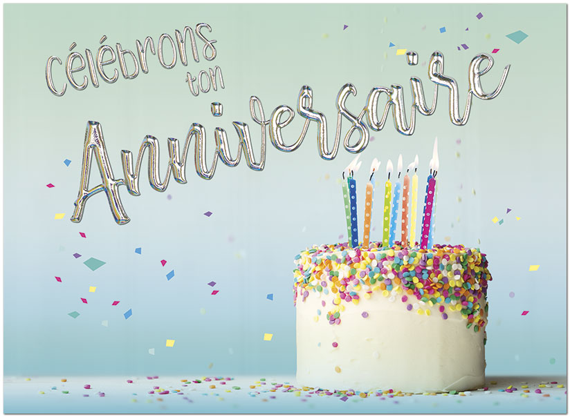 Select a verse or write your own. Célébrons ton Anniversaire A1653U-X