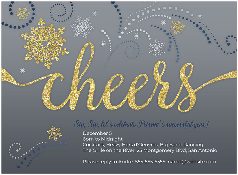 Cheers Invitation D1792U-4B Cheers Invitation D1792U-4B