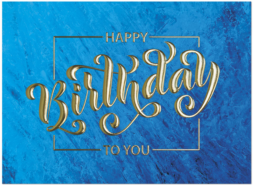 Classic Birthday Card A2252G-W