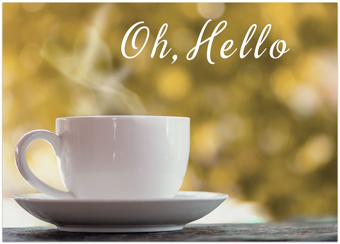 Select a verse, write your own, or order blank. Custom Coffee Cup D2291D-V