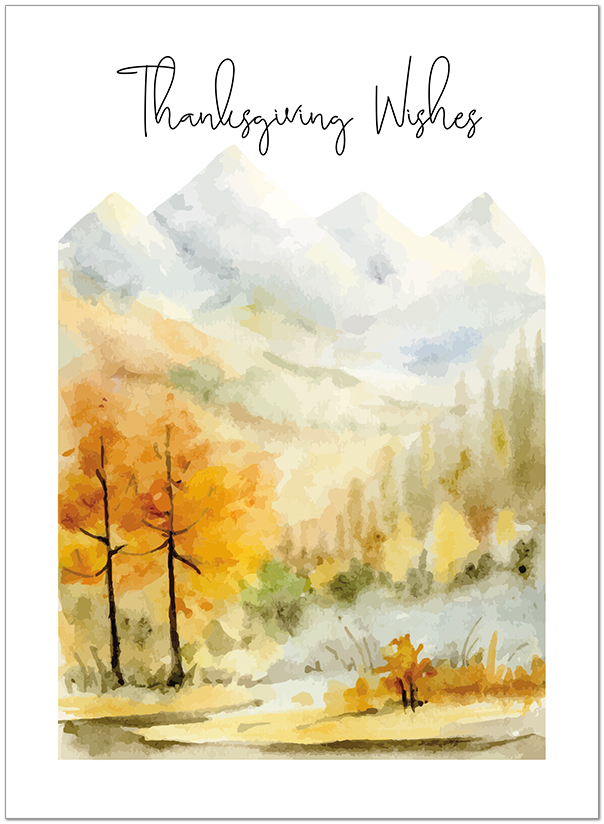 Thanksgiving Watercolor H2779U-A