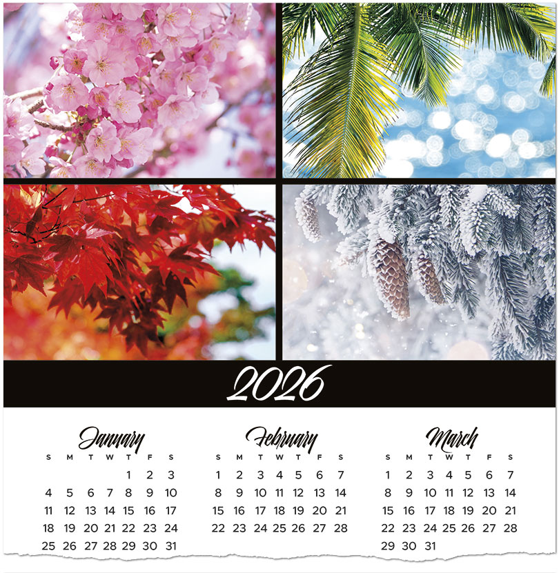 Seasons Premium Calendar Card C2994U-AAA
