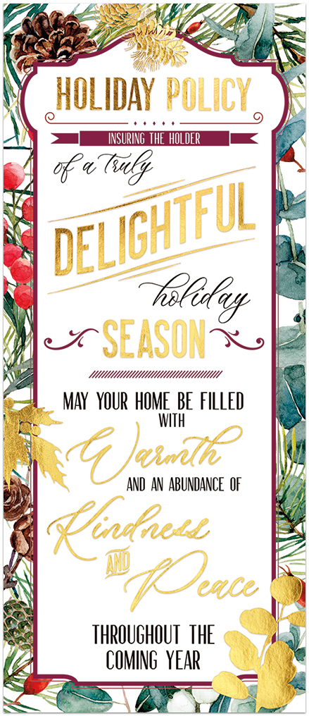 Delightful Holiday Policy H3345L-AA