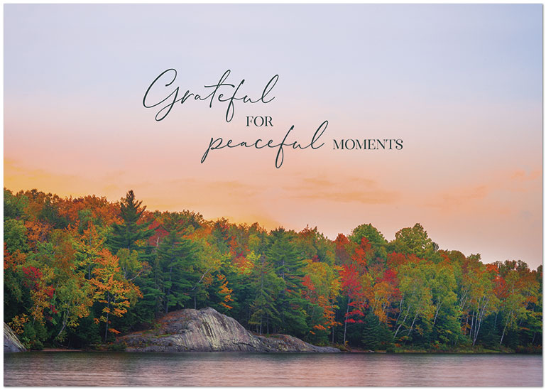 Enjoy the bounty of nature as you celebrate this special holiday. Happy Thanksgiving to you and yours. Peaceful Moments H2978KW