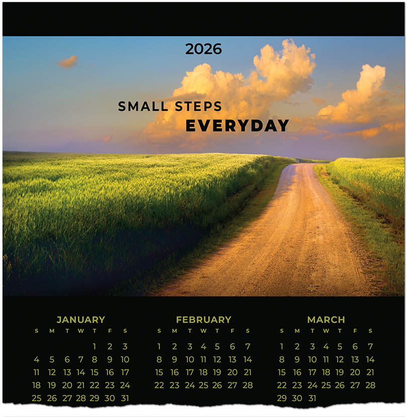 Small Steps Calendar Card C3300U-AA