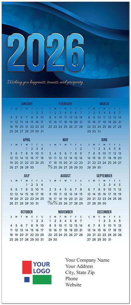 Executive Magnetic Mini Calendar D3311Q-4B