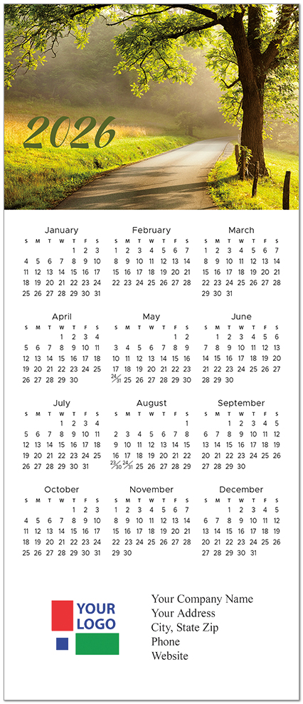 New Beginnings Magnetic Mini Calendar D3312Q-4B