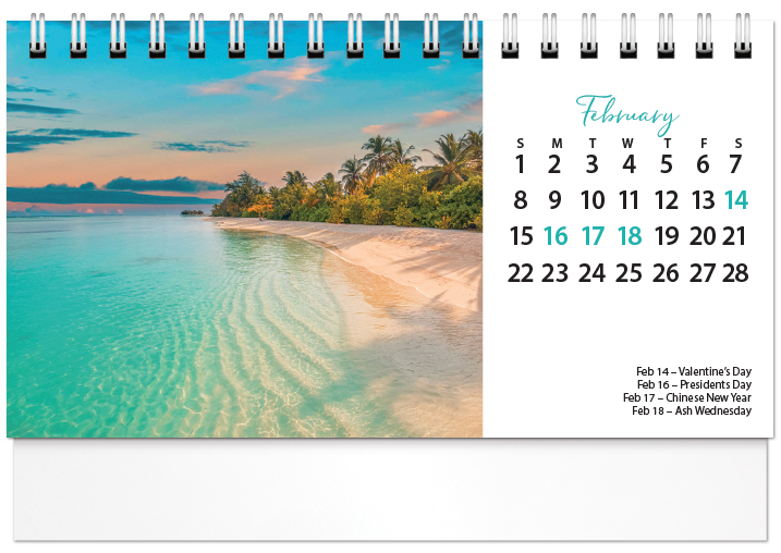 Scenic Seasons Tent Calendar SS2026