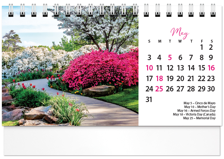 Scenic Seasons Tent Calendar SS2026