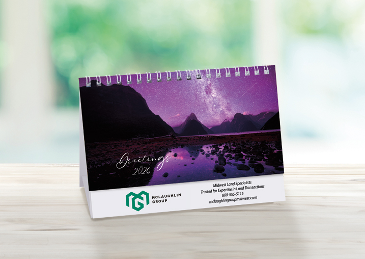 Scenic World Desk Calendar SW2026