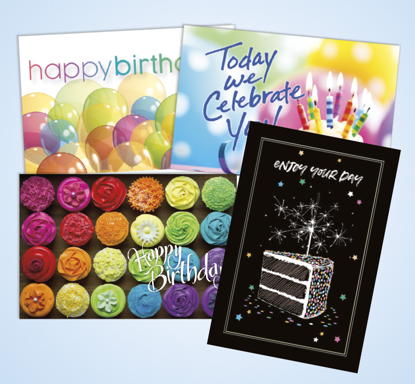 Birthday Postcard Assortment AO250