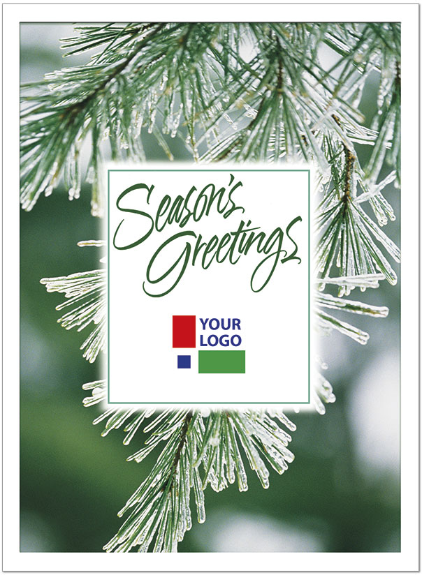 Glistening Branch Logo Card D1356U-4B