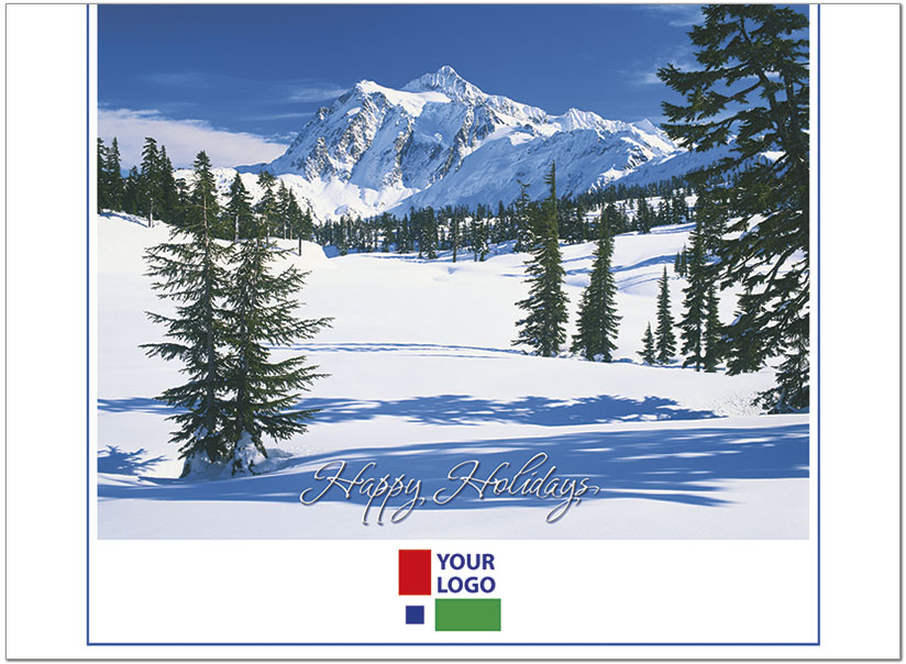 Snow Scene Logo Card DX00U-4B