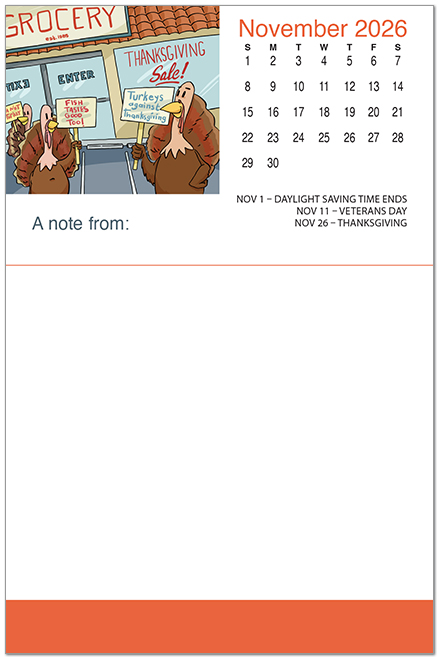 Posty Pads Calendar PP2026