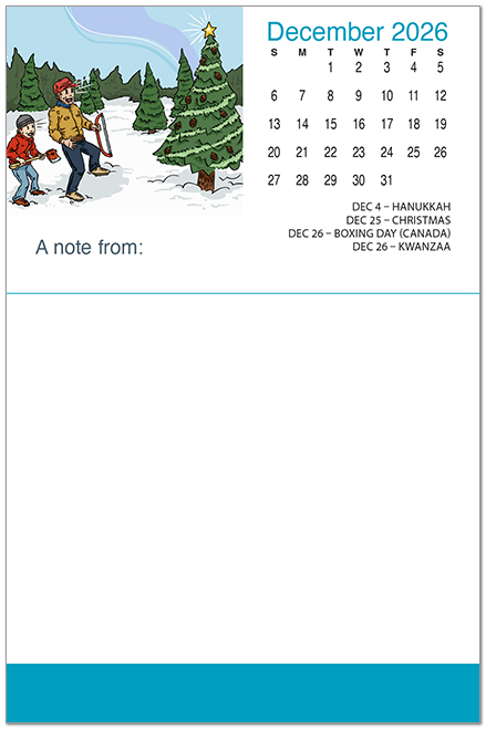 Posty Pads Calendar PP2026