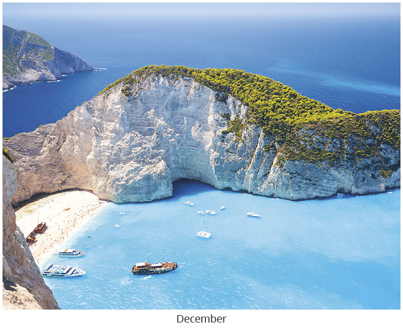 Scenic Beaches Wall Calendar DWP1526