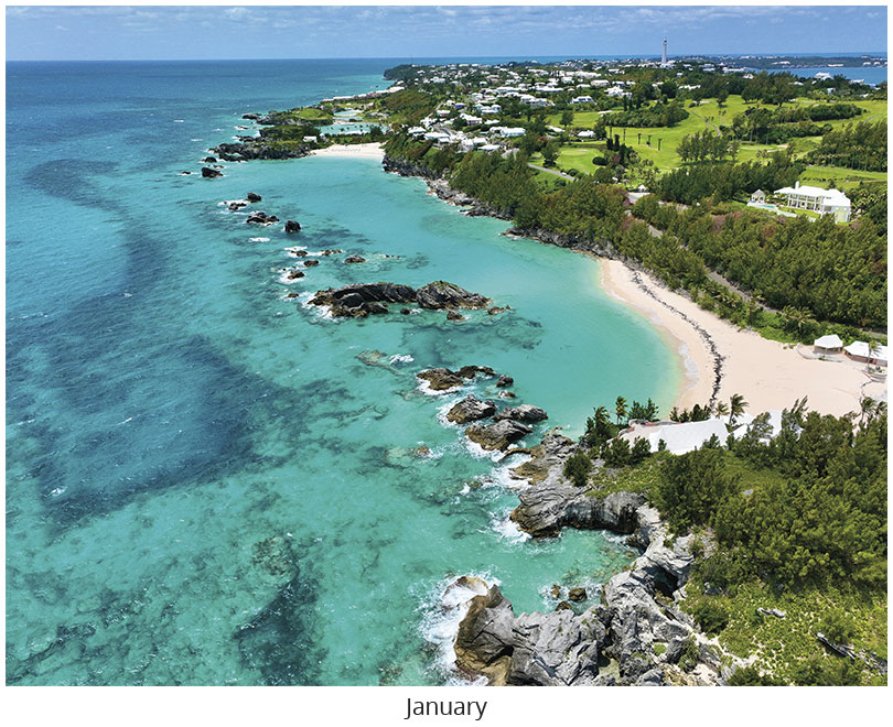 Scenic Beaches Wall Calendar DWP1526