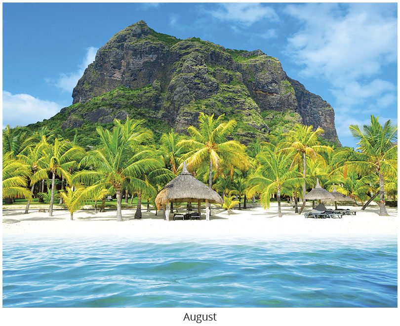 Scenic Beaches Wall Calendar DWP1526