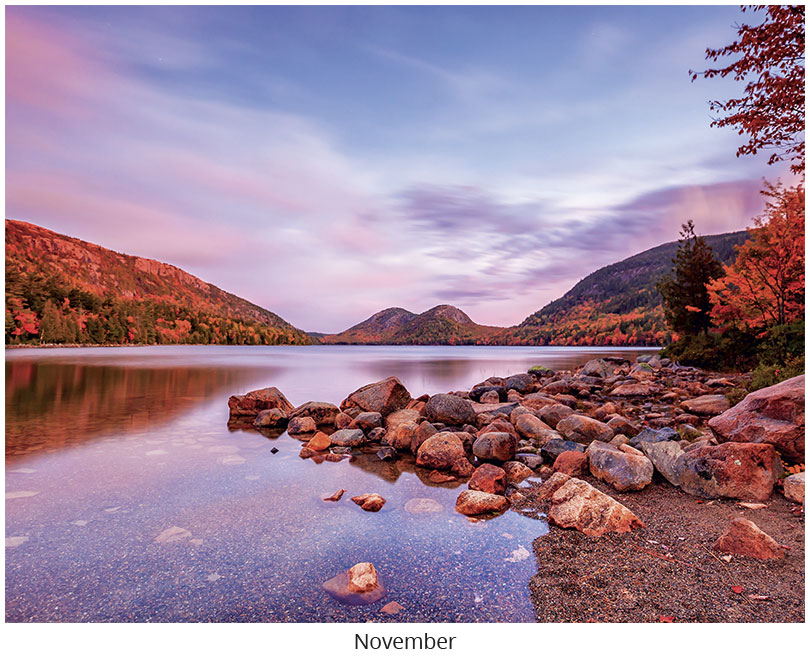 Scenic Seasons Wall Calendar DWM1026