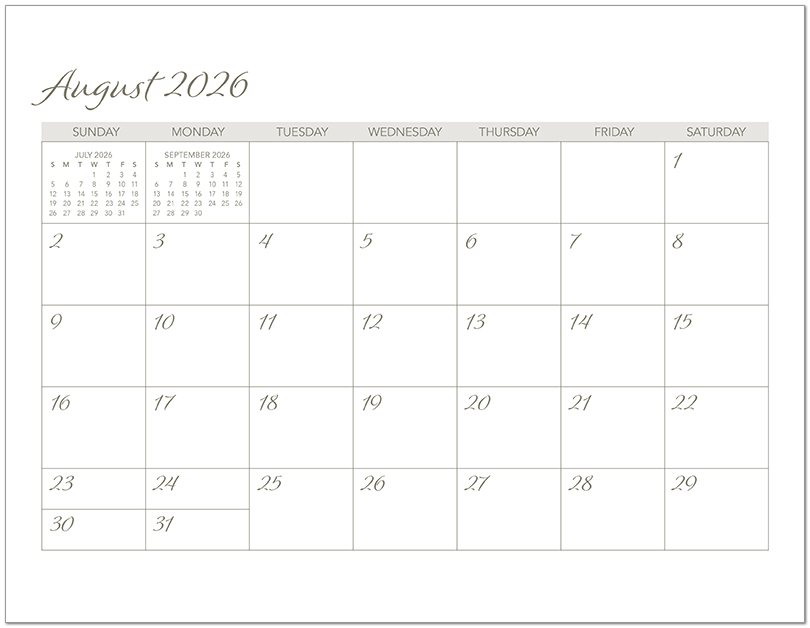 Scenic Seasons Wall Calendar DWM1026