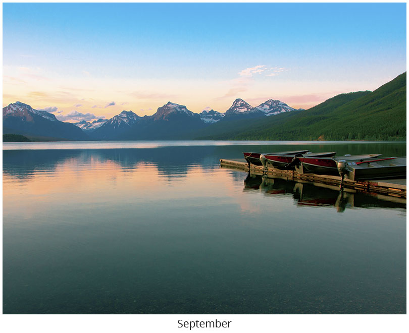 Scenic Seasons Wall Calendar DWM1026