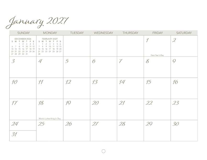 Scenic Seasons Wall Calendar DW27SSP