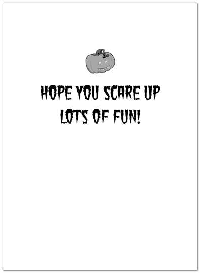 Halloween Greeting Card 867U-Y