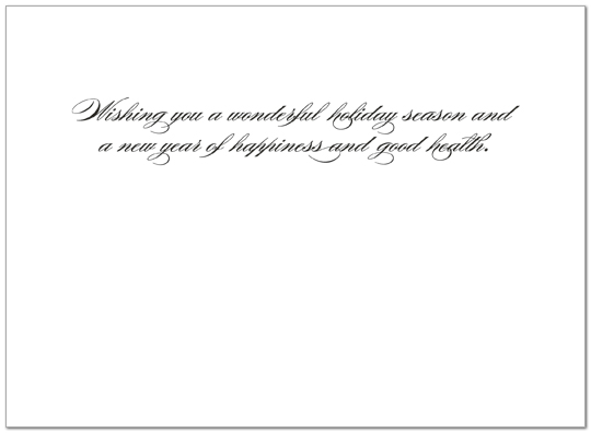 Season's Medical Holiday Card H1296U-AA