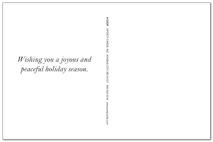 Holly Postcard H1323P-B