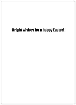 Easter Basket Card A3051D-Y