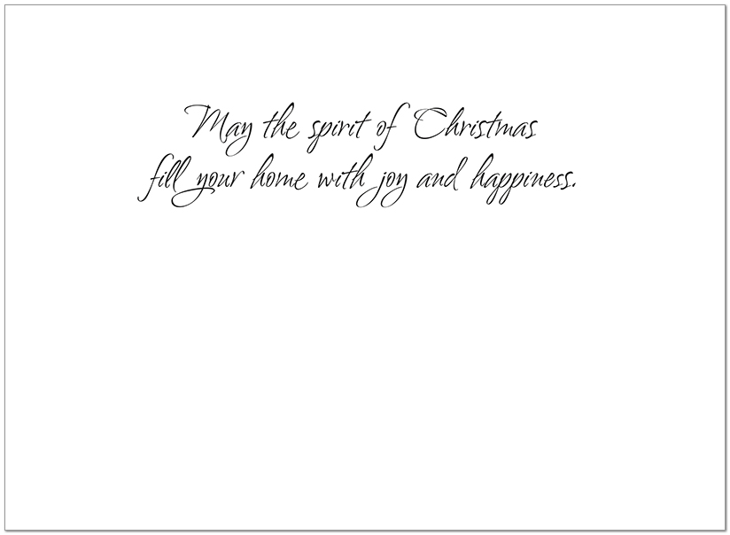 Cozy Christmas Card H6138U-AA
