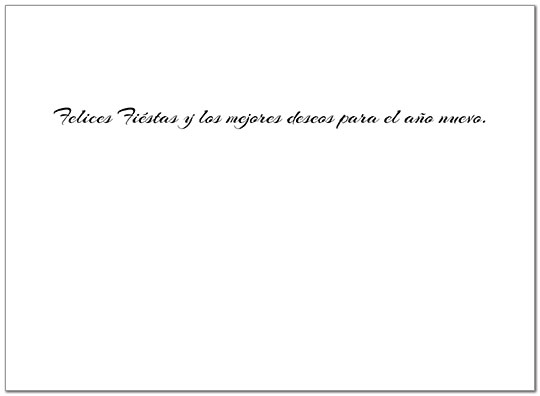 Navidad Greeting Card H8212U-AA