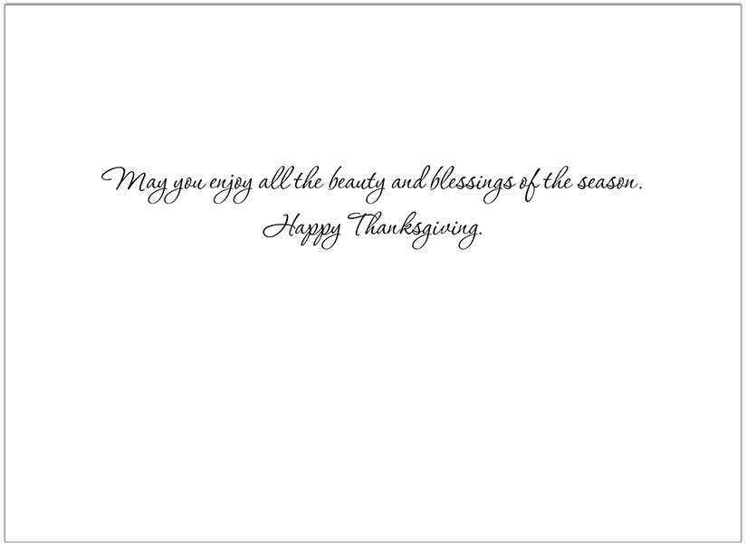 Dawning Autumn Thanksgiving Card H8090G-AAA