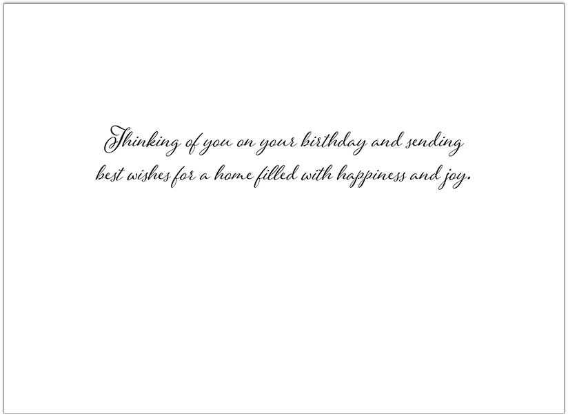 Welcome Glow Birthday Card A9005G-W