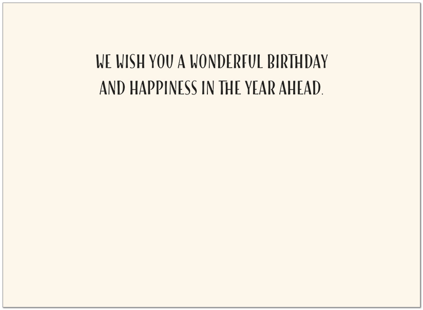 Retro From All Birthday Card A1604V-W